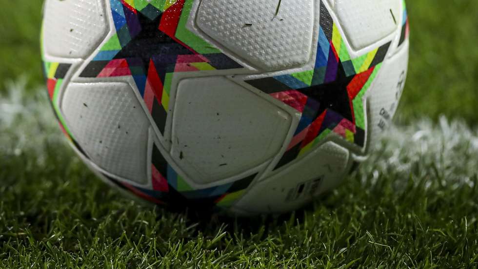 Bola de futebol  utilizada nos jogos da Liga dos Campeões  durante a  época de 2022/2023, 06 de setembro de 2022. ANTONIO COTRIM/LUSA