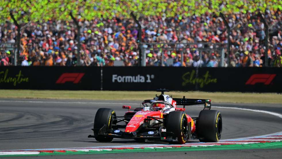 Charles Leclerc passou para a liderança no arranque e conquistou a primeira vitória desde o Grande Prémio dos Estados Unidos, em outubro de 2024