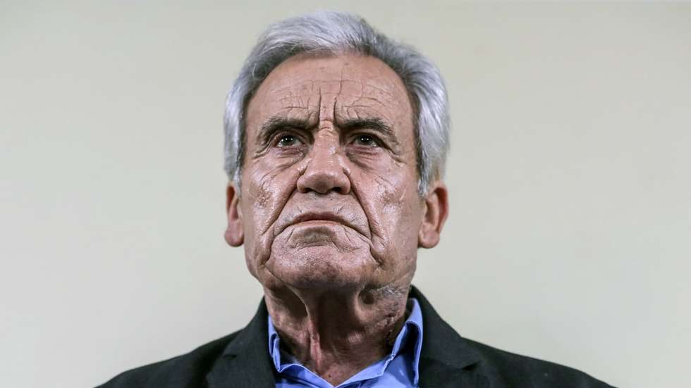 O secretário-geral do Partido Comunista Português (PCP), Jerónimo de Sousa, apresenta as conclusões da reunião do comité central na sede do partido em Lisboa, 02 fevereiro de 2022. TIAGO PETINGA/LUSA