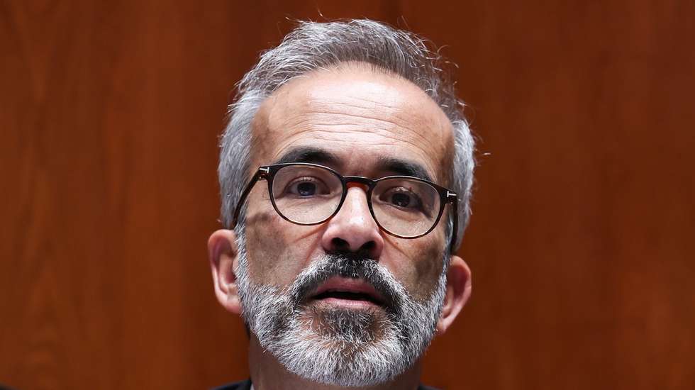 O ministro de Estado e dos Negócios Estrangeiros, Paulo Rangel, durante a sua audição na Comissão de Orçamento, Finanças e Administração Pública, na Assembleia da República, em Lisboa, 5 de novembro de 2025. ANTÓNIO COTRIM/LUSA