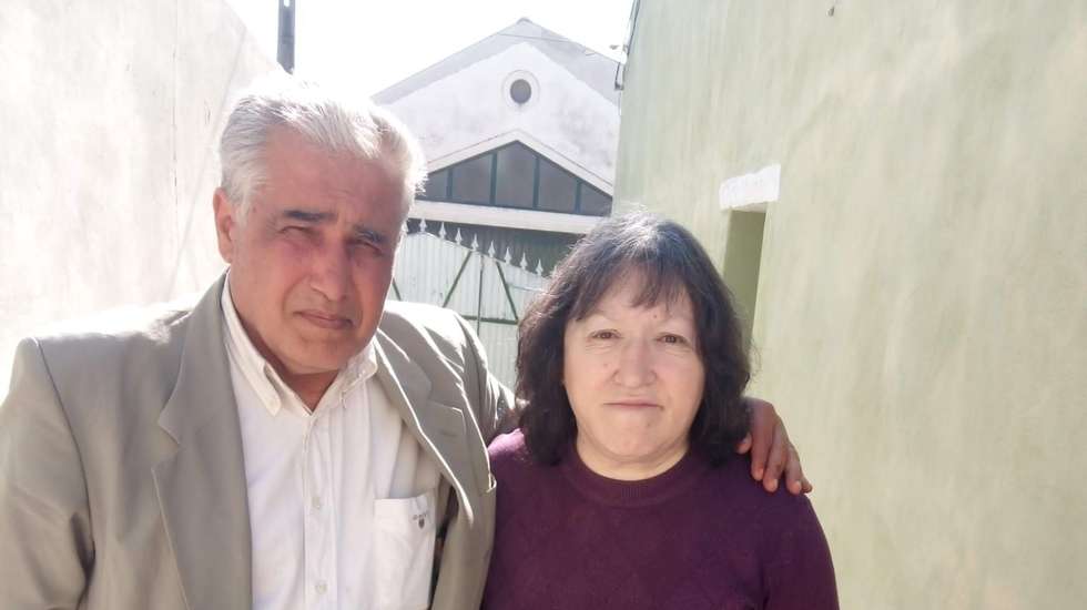 A imagem de Venâncio e Maria de Fátima partilhada no Facebook da filha