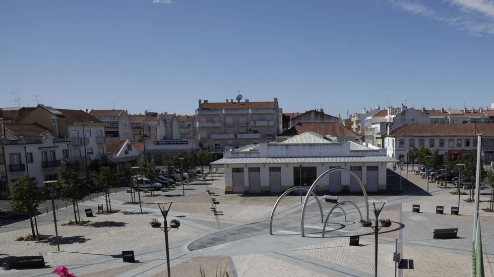 Praça José Coelho no Entroncamento, 21 de setembro de 2017. PAULO CUNHA/LUSA