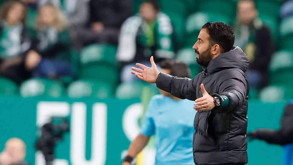 Rúben Amorim destacou a capacidade que o Sporting teve para controlar e bloquear as saídas de um Estoril que não teve qualquer remate enquadrado