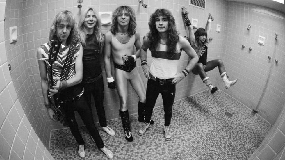 Os Iron Maiden fotografados no início dos anos 80, período que é recordado no filme de Malcolm Venville
