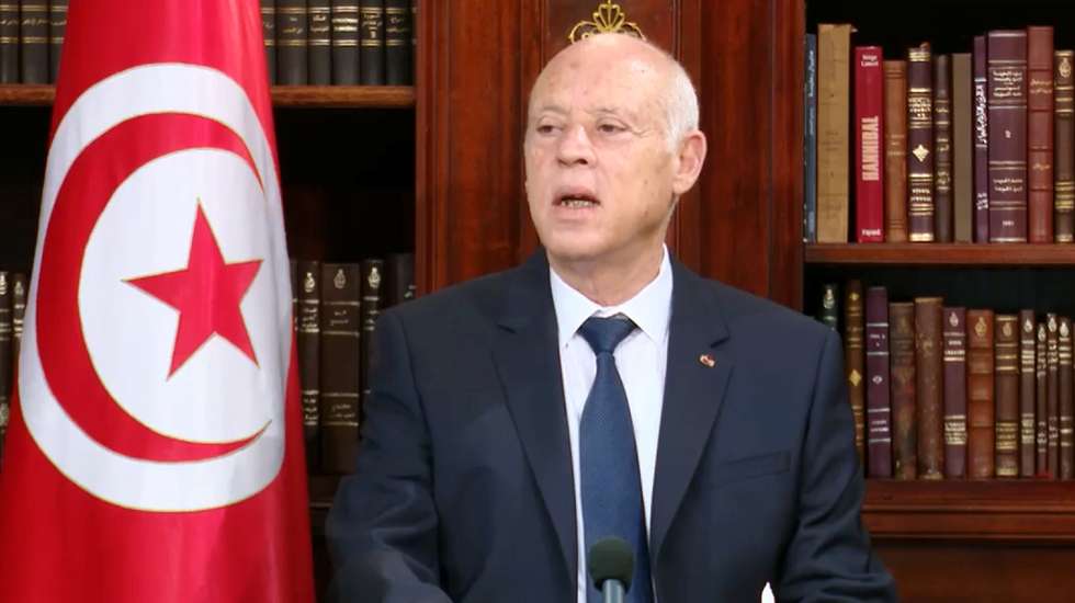 Tunisian President Kais Saied