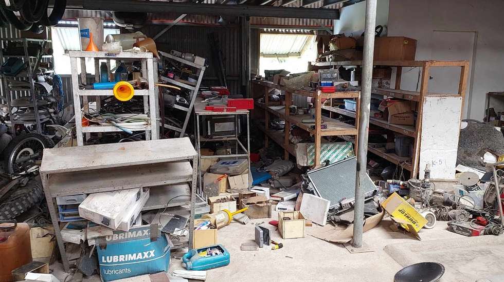 epa11781802 A handout photo made available by Stephane Rivier shows objects in disarray inside a workshop due to an earthquake, in Port Vila, Vanuatu, 17 December 2024. A 7.3 magnitude earthquake struck the waters of the Vanuatu archipelago in the South Pacific on 17 December, causing material damage to buildings in the capital, Port Vila, including the US Embassy.  EPA/STEPHANE RIVIER / HANDOUT HANDOUT EDITORIAL USE ONLY/NO SALES