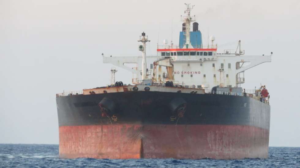 Navio estava a cerca de 85 milhas náuticas a sul de Portimão, o equivalente a mais de 155 quilómetros (MARINHA PORTUGUESA/FACEBOOK)