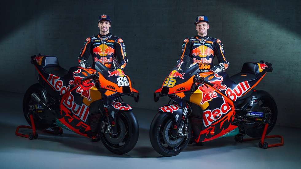 Miguel Oliveira e Brad Binder continuam como pilotos principais da KTM, ao passo que a Tech3 aposta nas subidas de Remy Gardner e Raúl Fernández