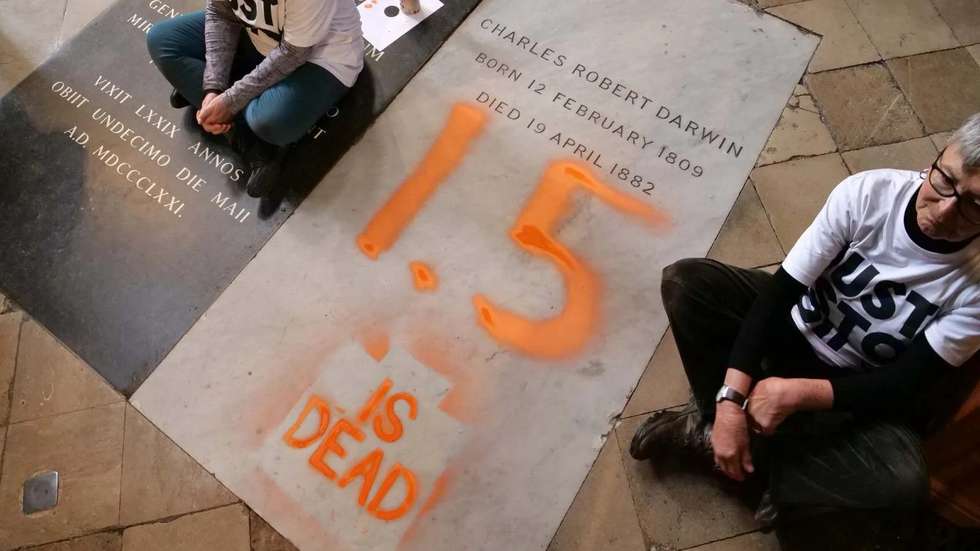 A abadia de Westminster continua aberta ao público, não havendo antecipações quanto a danos permanentes ao túmulo de Darwin