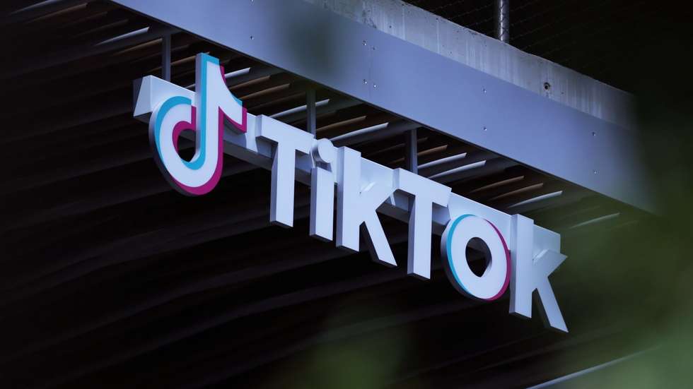 epa11298575 A sign is on display at TikTok in Los Angeles, California, USA, 24 April 2024. US President Biden signed on 24 April a law that would ban Chinese-owned TikTok unless it is sold within a year.  EPA/ALLISON DINNER