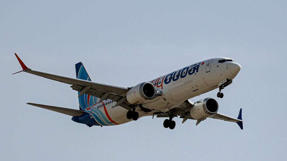 epa12792133 A Flydubai Airlines Boeing 737 passenger plane prepares to land at Dubai International Airport, in Dubai, United Arab Emirates, 03 March 2026. The Dubai Media office announced the confirmation by Dubai Airports for a limited resumption of operations with a small number of flights permitted to operate in both Dubai International (DXB) and Al Maktoum International , Dubai World Central (DWC).  EPA/STRINGER