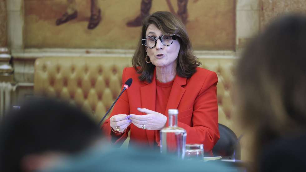 Ministra da Justiça, Catarina Sarmento e Castro ouvida  na Comissão de Assuntos Constitucionais, Direitos, Liberdades e Garantias, esta tarde na Assembleia da República em Lisboa, 4 de janeiro de 2024. MIGUEL A. LOPES/LUSA