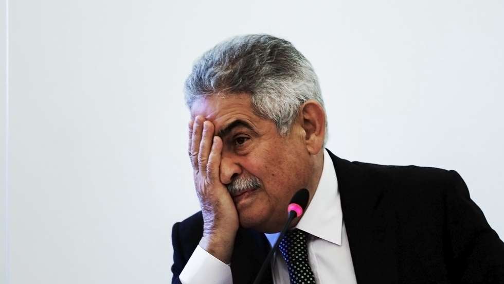 O presidente do Conselho de Administração da Promovalor, Luís Filipe Vieira, fala perante a Comissão Eventual de Inquérito Parlamentar às perdas registadas pelo Novo Banco e imputadas ao Fundo de Resolução, na Assembleia da República, em Lisboa, 10 de maio de 2021. ANTÓNIO COTRIM/LUSA
