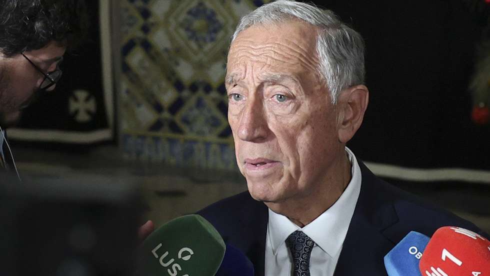 O Presidente da República, Marcelo Rebelo de Sousa, fala aos jornalistas sobre o envio para o Tribunal Constitucional do diploma sobre a eutanásia, Palácio de Belém, Lisboa, 04 de janeiro de 2023. ANTÓNIO COTRIM/LUSA