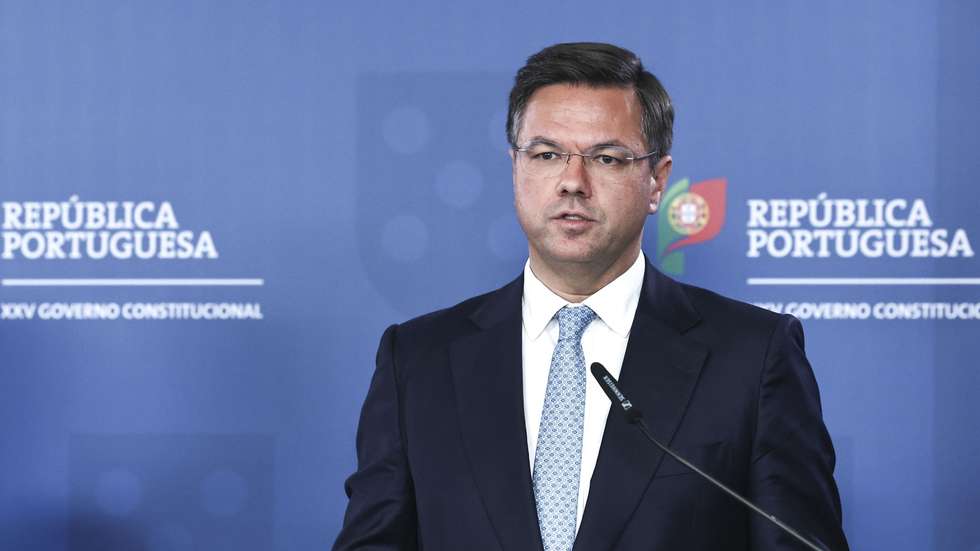 O ministro Adjunto e da Reforma do Estado, Gonçalo Matias, durante o briefing do Conselho de Ministros, que decorreu no Campus XXI, em Lisboa, 16 de outubro de 2025. ANTÓNIO COTRIM/LUSA