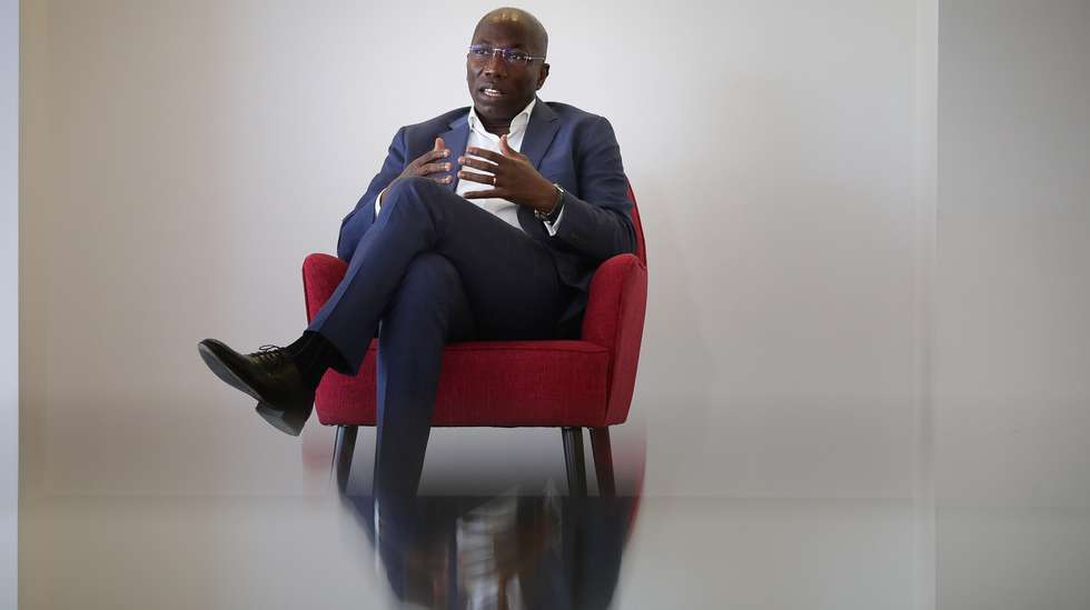 O presidente do Partido Africano da Independência da Guiné e Cabo Verde (PAIGC), Domingos Simões Pereira, durante uma entrevista à Lusa, em Lisboa, 3 de julho de 2020. (ACOMPANHA TEXTO DO DIA 5 DE JULHO) MÁRIO CRUZ/LUSA