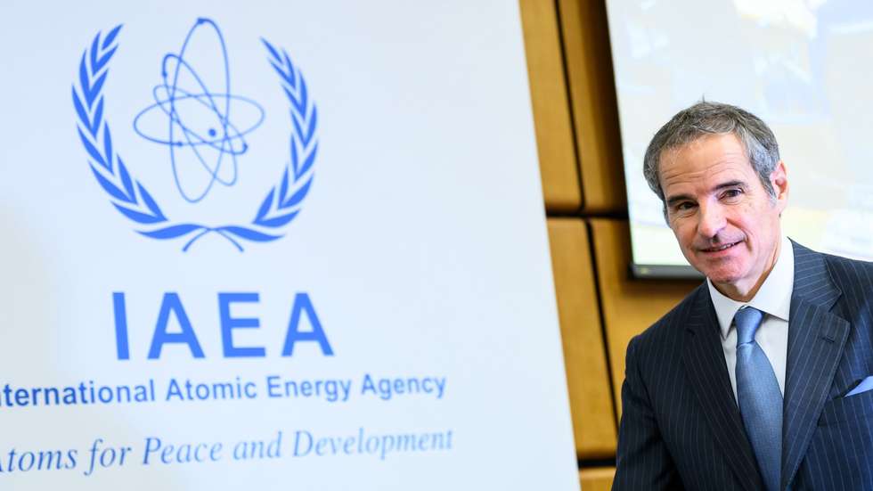 epa12192338 Director General of the International Atomic Energy Agency (IAEA), Rafael Mariano Grossi gestures while attending a press conference during an IAEA Board of Governors meeting at the IAEA headquarters of the United Nations seat in Vienna, Austria, 23rd June 2025.  EPA/MAX SLOVENCIK