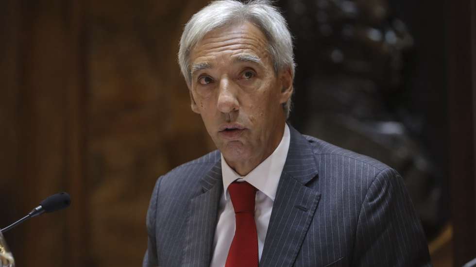 O ministro da Defesa Nacional, João Gomes Cravinho ouvido esta tarde na comissão de Defesa Nacional sobre o fim da missão das Forças Nacionais Destacadas no Afeganistão. Assembleia da republica, Lisboa, 28 de setembro de 2021 MIGUEL A. LOPES/LUSA
