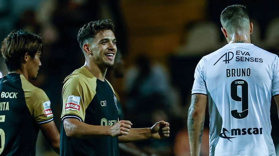 O avançado português marcou o segundo golo dos leões, ainda na primeira parte