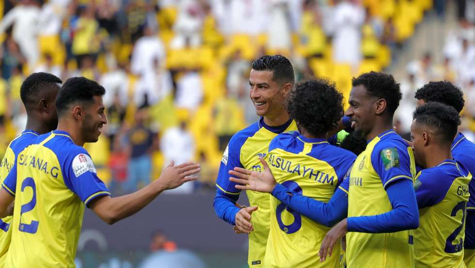 Ronaldo tentou acelerar recomeço do encontro depois do 2-0 mas não conseguiu marcar frente a um Abha que foi sempre inferior ao Al Nassr