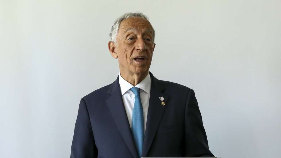 O Presidente da República de Portugal, Marcelo Rebelo de Sousa, intervém durante o encontro com membros da comunidade portuguesa e estudantes búlgaros de português, que decorreu na  Embaixada de Portugal, Sófia, Bulgária, 03 de junho de 2021. Marcelo Rebelo de Sousa, está na Bulgária para uma visita oficial de três dias. ANTÓNIO COTRIM/LUSA