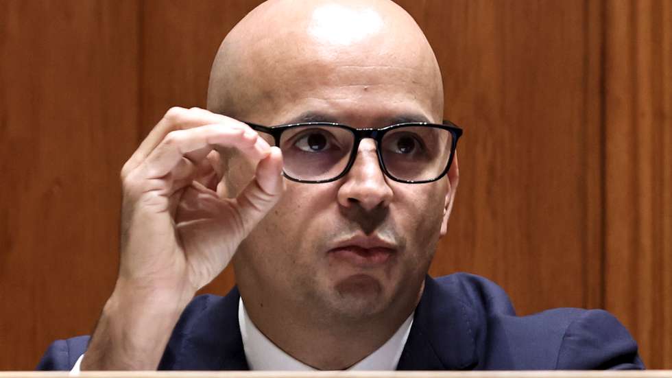 O ministro das Finanças, João Leão, durante a sua audição na Comissão de Orçamento e Finanças, no âmbito da apreciação, na generalidade, da Proposta de Lei n.º 116/XIV/3.ª (GOV) - Aprova o Orçamento do Estado para 2022, na Assembleia da República, em Lisboa, 22 de outubro de 2021. ANTÓNIO COTRIM/LUSA