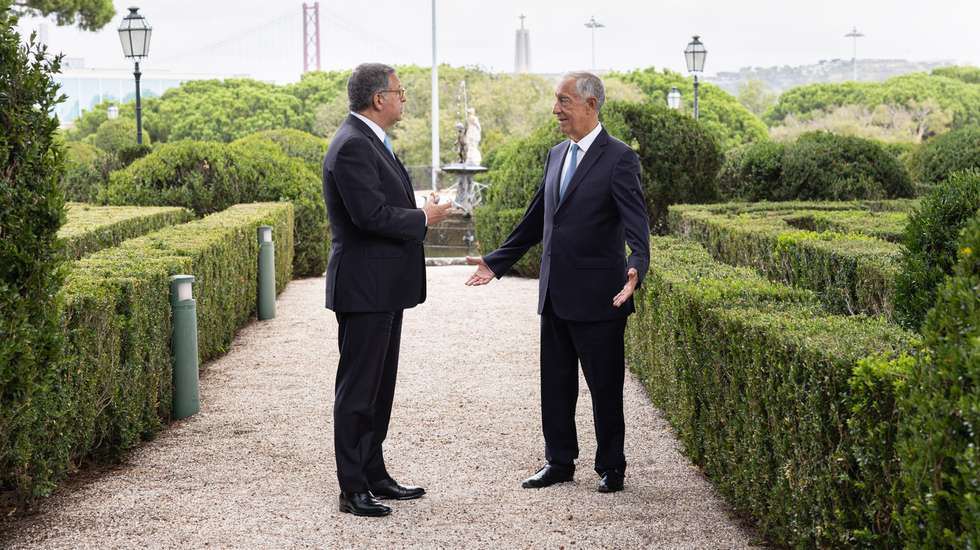 "O encontro ficou marcado por uma grande simpatia, pela partilha de experiências e pela estimulante troca de ideias sobre o país", refere o texto