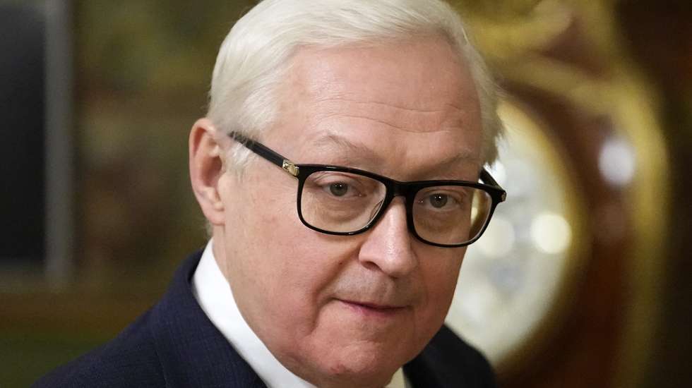 epa11720924 Russian Deputy Foreign Minister Sergei Ryabkov arrives to attend the talks between Russian Foreign Minister Lavrov and Colombian Foreign Minister Murillo, in Moscow, Russia, 14 November 2024.  EPA/ALEXANDER ZEMLIANICHENKO / POOL