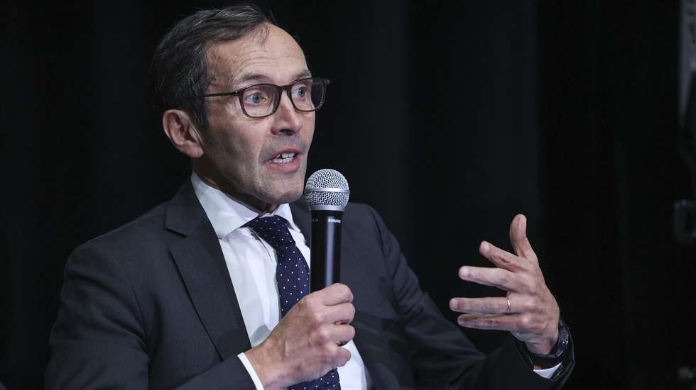 O presidente da LUSA, Joaquim Carreira, intervém no encontro Dia Nacional da Imprensa 2024 que decorreu no Museu do Fado em Lisboa, 17 de maio de 2024. MIGUEL A. LOPES/LUSA