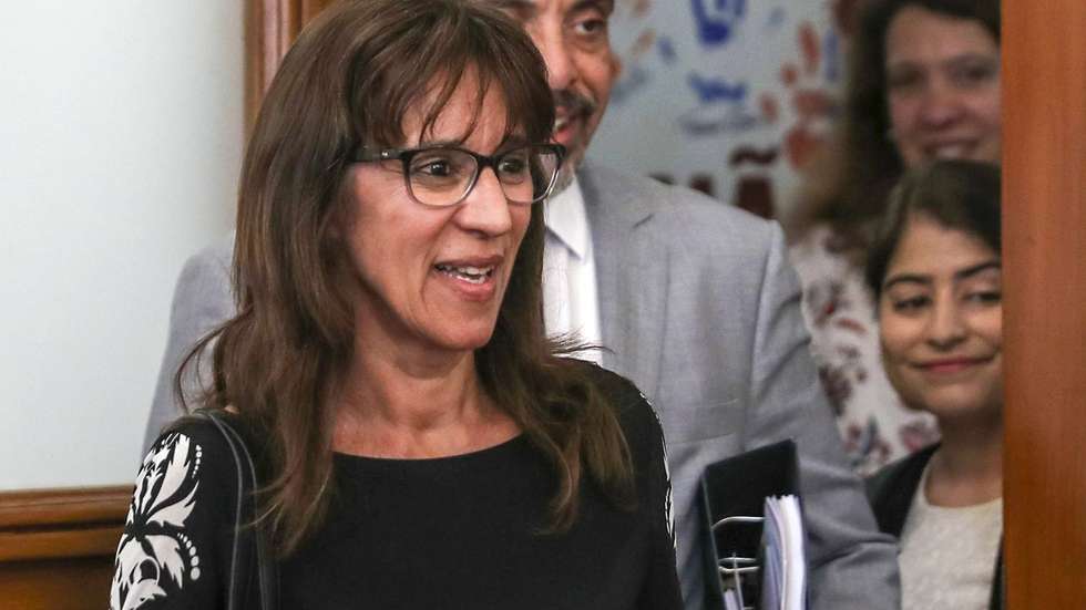 A ministra da Defesa Nacional, Helena Carreiras, à chegada para a sua audição na Comissão de Defesa Nacional, na Assembleia da República, em Lisboa, 20 de julho de 2022. ANTÓNIO COTRIM/LUSA