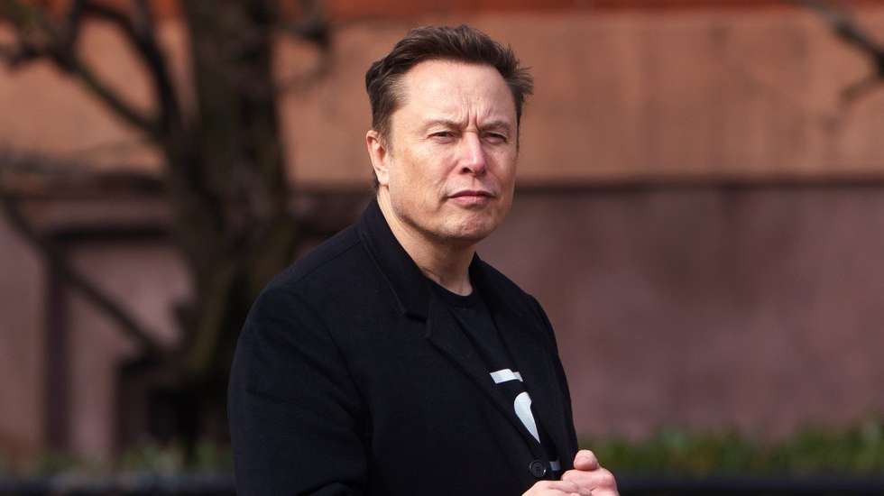 epa11893565 US entrepreneur and US special government employee Elon Musk leaves Blair House close to the White House, in Washington, DC, USA, 13 February 2025.  EPA/WILL OLIVER