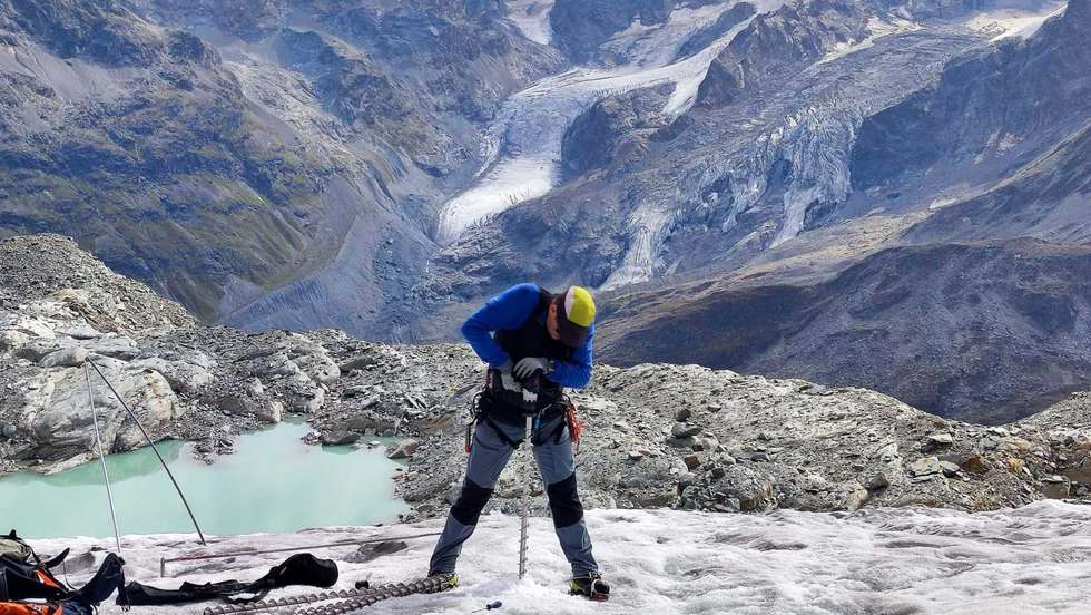 A monitorização nos glaciares dos Alpes é constante
