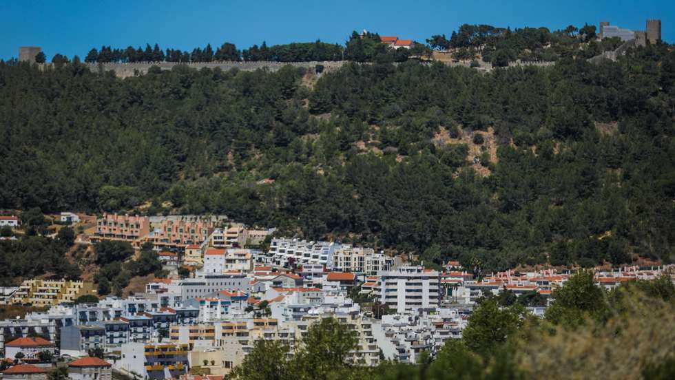 Vista da Vila de Sesimbra, 24 de agosto de 2017. MÁRIO CRUZ/LUSA