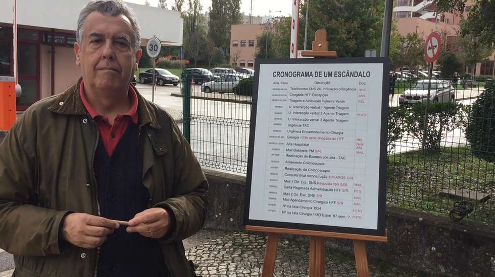 Adriano da Costa Macedo, presidente da Mov64, aguardou várias horas por assistência do SNS