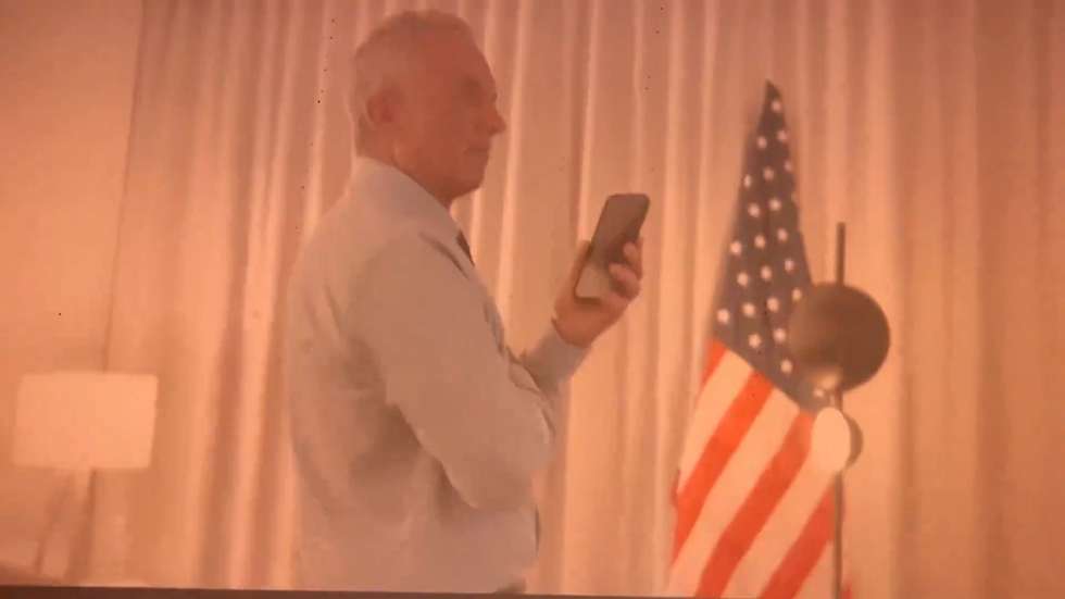 Robert F. Kennedy Jr. na gravação em que falava com Trump