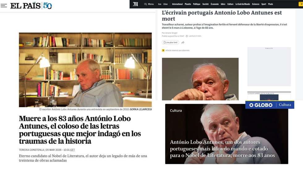 O livro 'Os Cus de Judas', publicado em 1979, deu grande visibilidade internacional ao autor português.