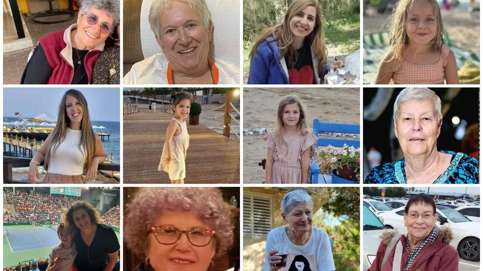 Dos 13 reféns, quatro são crianças, cinco mães e várias idosas