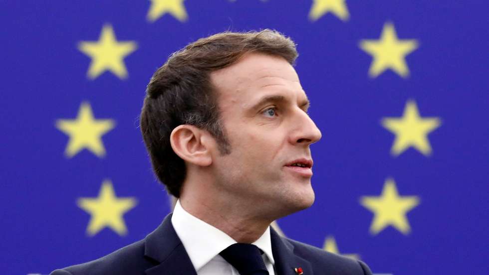 O Presidente francês, Emmanuel Macron