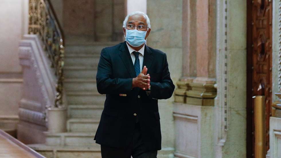 O primeiro-ministro, António Costa, à chegada para o debate sobre política geral na Assembleia da República, em Lisboa, 07 de junho de 2021. ANTÓNIO COTRIM/LUSA