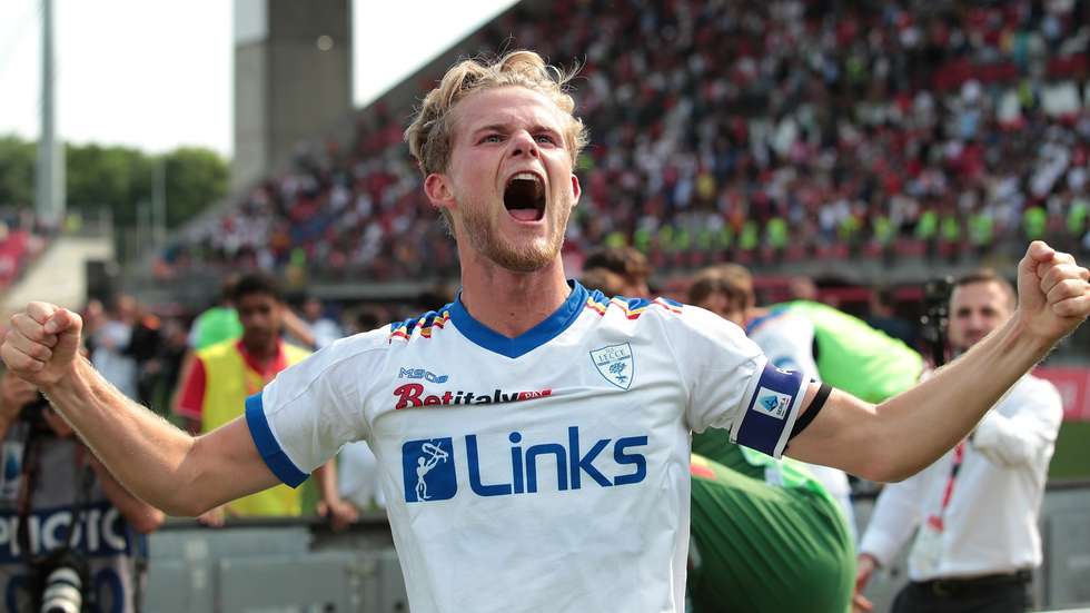 Morten Hjulmand é internacional dinamarquês em todas as camadas jovens até aos Sub-21 e jogou na Serie A nas últimas duas épocas
