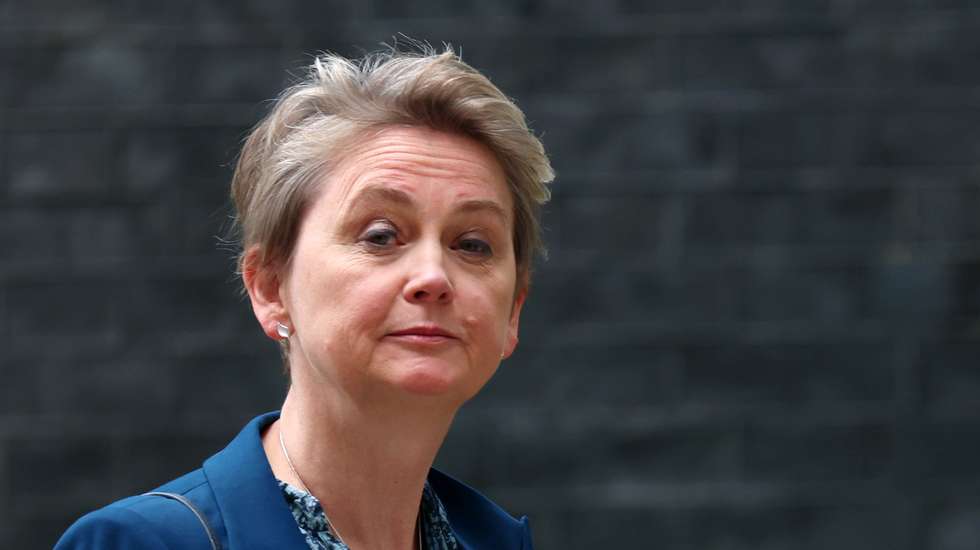 epa12345426 British Secretary of State for the Home Department Yvette Cooper departs after a cabinet meeting at 10 Downing Street in London, Britain, 02 September 2025.  EPA/ANDY RAIN
