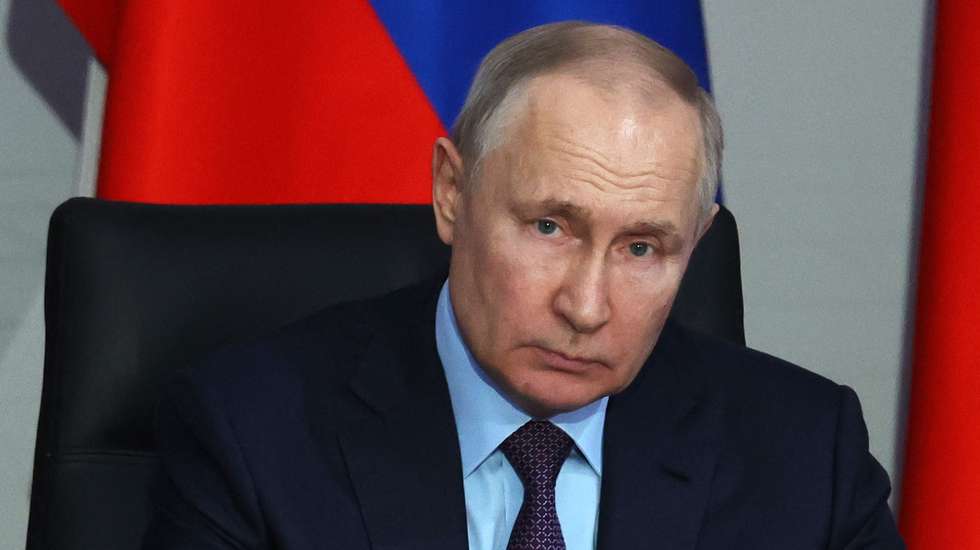 epa10595342 Russian President Vladimir Putin chairs a meeting on the development of unmanned aircraft at the Rudnyovo industrial park in Moscow, Russia, 27 April 2023. Vladimir Putin called the industrial park Rudnevo, where the production of unmanned aerial vehicles is being deployed, the new industrial face of Moscow. Rudnevo has been included in the Technopolis Moscow special economic zone since March 2023. The total area of the territory of the Rudnevo industrial park, taking into account the development, will be 45 hectares. Currently, 18 production buildings with a total area of 120,000 square meters have been built, where 17 companies will deploy their facilities, most of which will produce unmanned aerial vehicles. A full-fledged test site will also be created near the industrial park.  EPA/ARTEM GEODAKYAN / SPUTNIK / KREMLIN POOL MANDATORY CREDIT