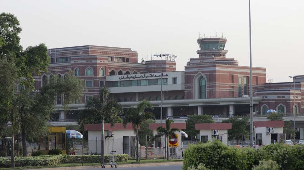 epa08437650 A general view of Allama Iqbal International Airport from where the flight PK8303 of the passenger plane of state run Pakistan International Airlines took off, in Lahore Pakistan, 22 May 2020. The Pakistan International Airlines passenger flight with over 100 people on board crashed on 22 May as it was about to land near a residential area close to the airport in the port city of Karachi, a civil aviation official said.  EPA/RAHAT DAR