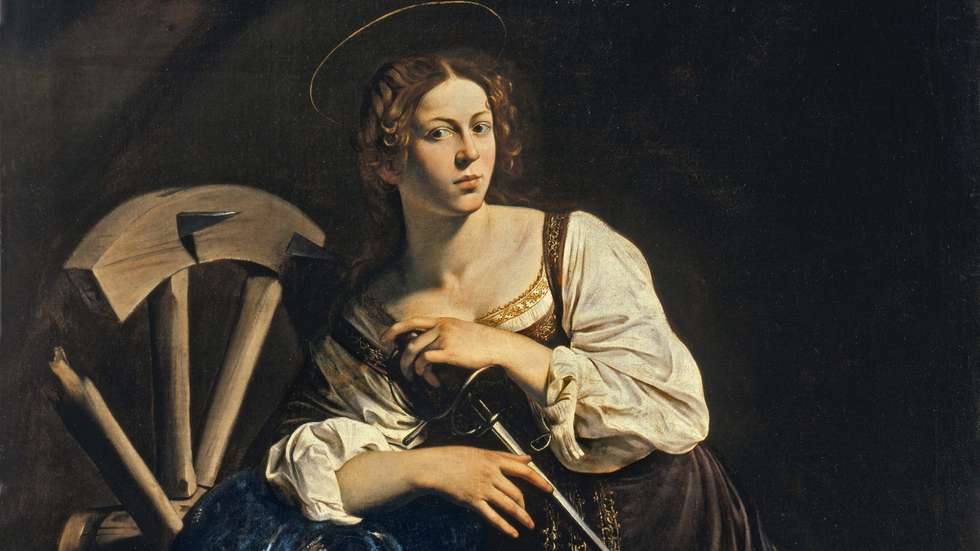 Fillide, a cortesã que serviu de modelo a Caravaggio — como na pintura "Santa Catarina de Alexandria" (1598-99) — é uma das figuras históricas abordadas no livro de Pedro Vieira