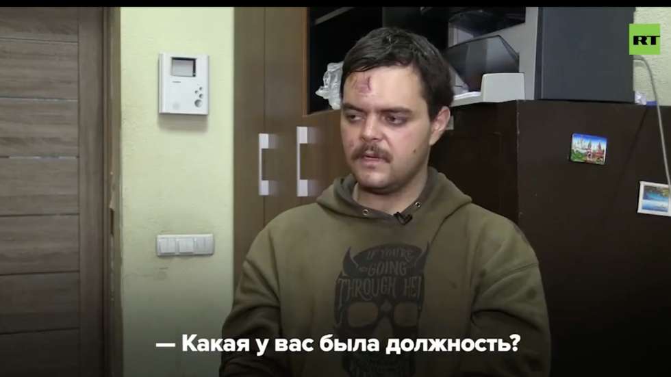 Vídeo divulgado pela Russia Today, canal que foi banido na União Europeia. Também a conta de Twitter foi bloqueada