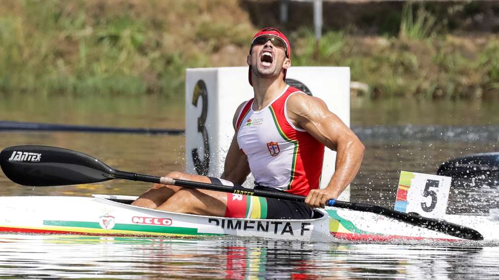 Fernando Pimenta esteve sempre na frente até meio da prova, desceu depois à segunda posição e acabou por ficar no terceiro lugar