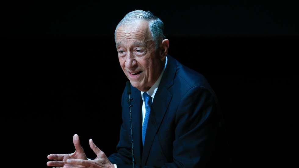 O Presidente da República, Marcelo Rebelo de Sousa, discursa durante a reunião do Conselho de Fundadores da Fundação de Serralves, no Porto, 13 de dezembro de 2024. ESTELA SILVA/LUSA