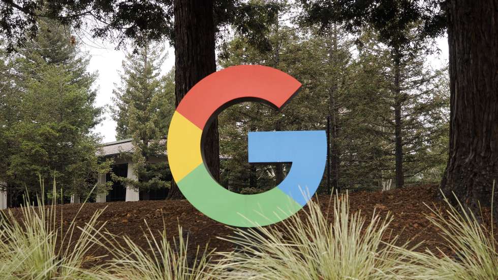 epa11090974 Google’s new signage entering the campus in Mountain View, California, USA, 19 January 2024. Last year in January Google cut 12,000 jobs. In an internal memo, Google CEO Sundar Pichai told employees expect more job cuts this year.  EPA/JOHN G. MABANGLO