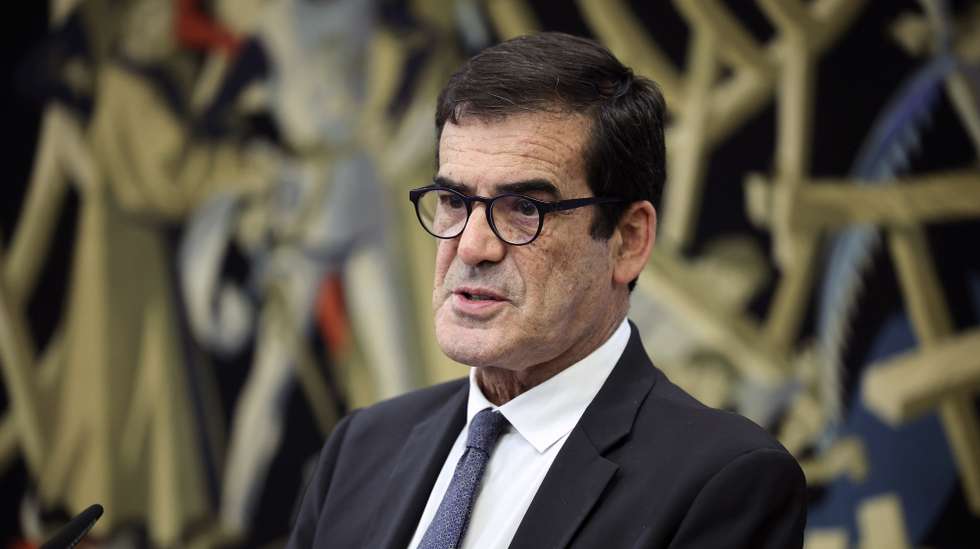 O presidente da Câmara Municipal do Porto, Rui Moreira, intervém durante a cerimónia de apresentação do Plano de Urbanização de Campanhã, na Câmara Municipal do Porto, 17 de janeiro 2023. ESTELA SILVA/LUSA