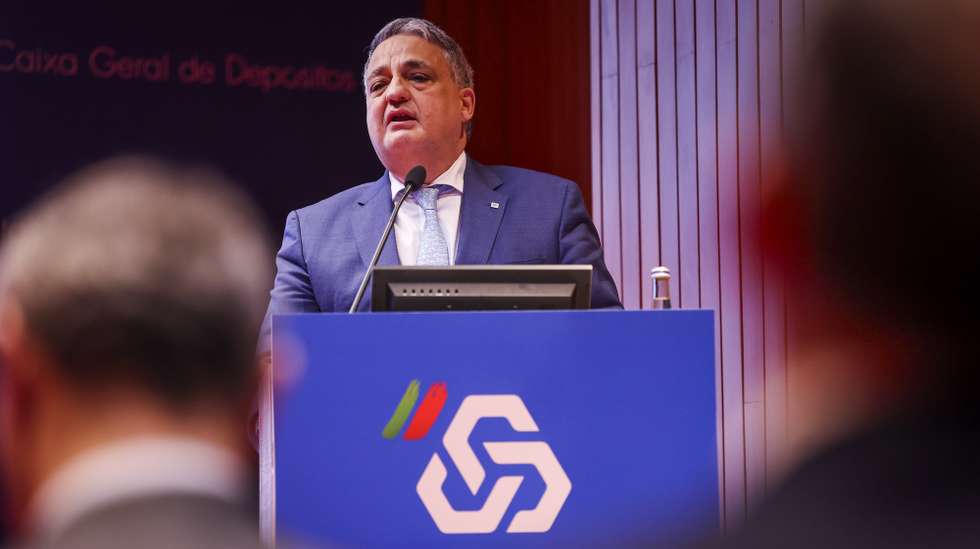 O presidente executivo da Caixa Geral de Depósitos (CGD), Paulo Macedo, durante a apresentação dos resultados da CGD, na sede do banco em Lisboa, 02 de março de 2023. JOSÉ SENA GOULÃO/LUSA